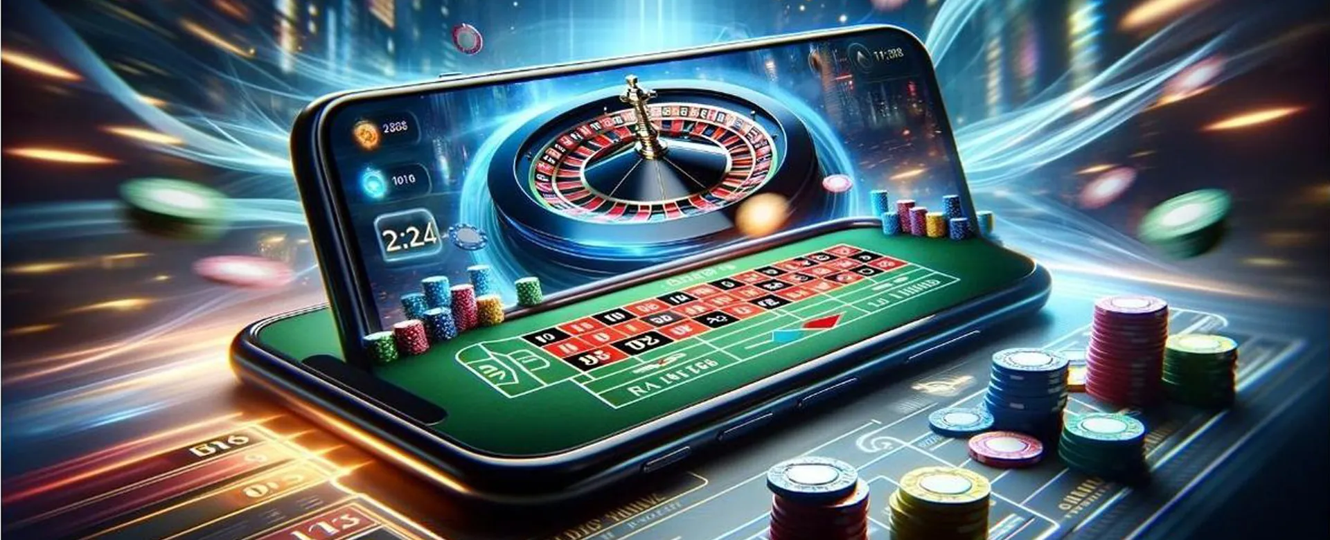 Dynamic background showcasing 8K8 online casino games